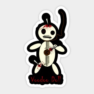 voodoo doll Sticker